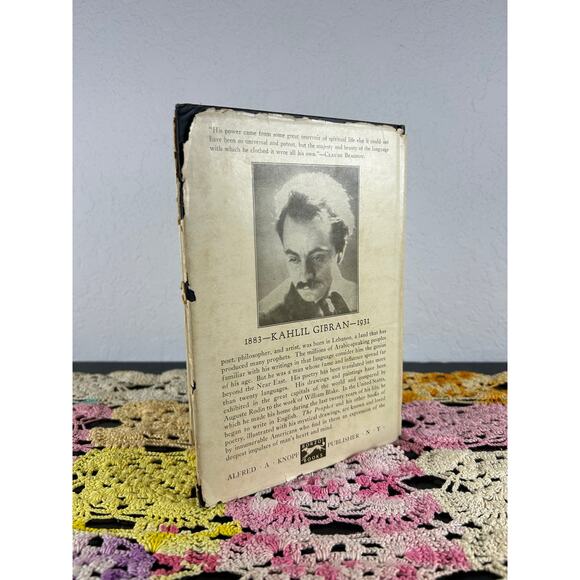 Vtg 50s decor- Prose Poems by Kahlil Gibran- 5 illustrations- coffee table book - Picture 2 of 7